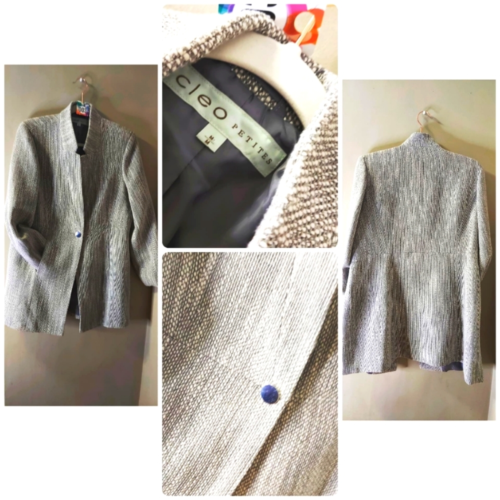 Tweed A-line Coat